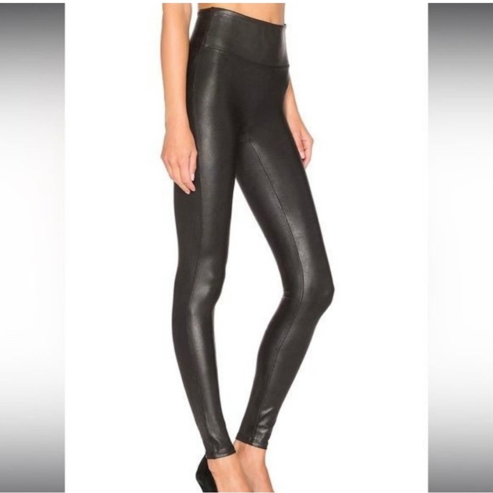 NWT spanx faux leather pants medium tag photo attached
